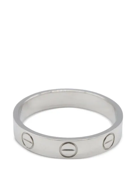 Cartier 2010s mini Love ring Silver 1065417