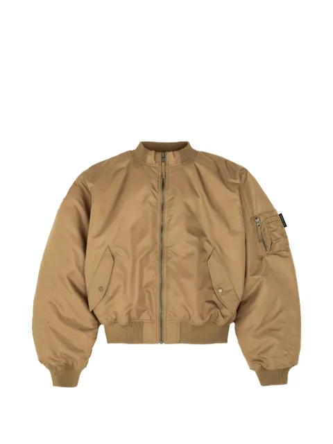 GOSHA RUBCHINSKIY padded-design zip-up bomber jacket Brown BMJT0601BROWN