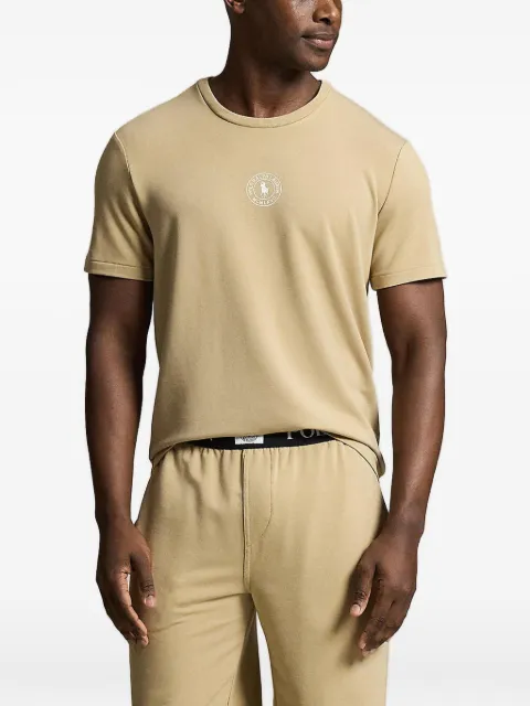 Polo Ralph Lauren logo-print T-shirt Neutrals 714P01951003