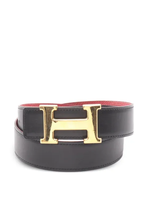 Hermès Pre-Owned 1998 Constance reversible belt Red 1060228BINSQUARE