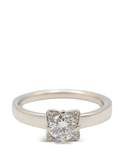 Bvlgari Pre-Owned 2010s Dedicata a Venezia diamond ring Silver 1063895