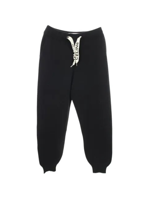Celine Pre-Owned 2000s logo-detail track pants Black 1061073
