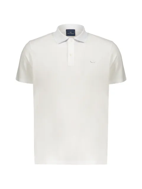 Paul & Shark embroidered-logo polo shirt Neutrals 26411273
