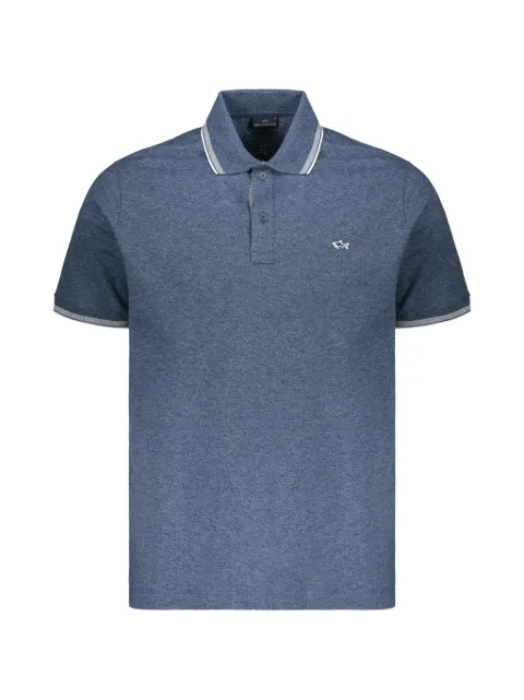 Paul & Shark mélange polo shirt Blue 25411205