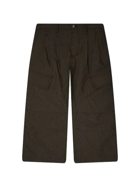 Nahmias checkered cargo pants Green W107P54323