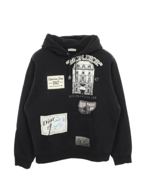Christian Dior Pre-Owned Archive Patch hoodie Black 1056746