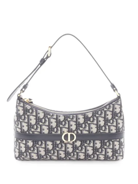Christian Dior Pre-Owned 2010s 30 Montaigne Hobo shoulder bag Blue 1065865