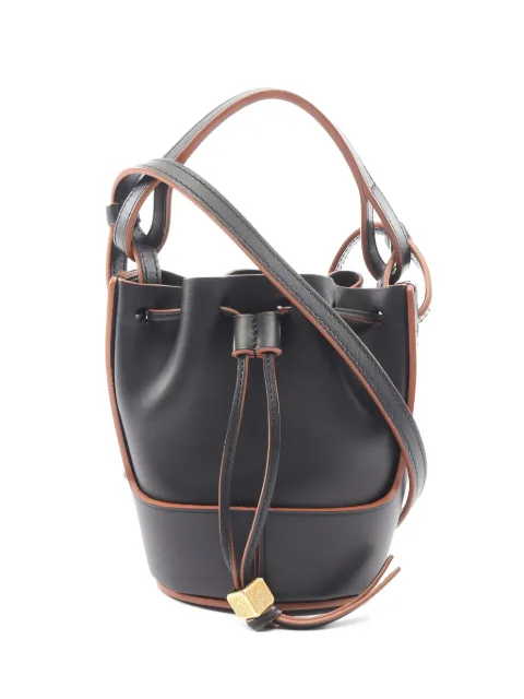 Loewe Pre-Owned 2010 mini Balloon bucket bag Black 1066430