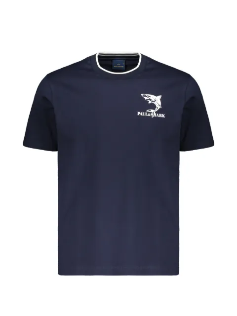 Paul & Shark logo-print short-sleeve T-shirt Blue 26411061