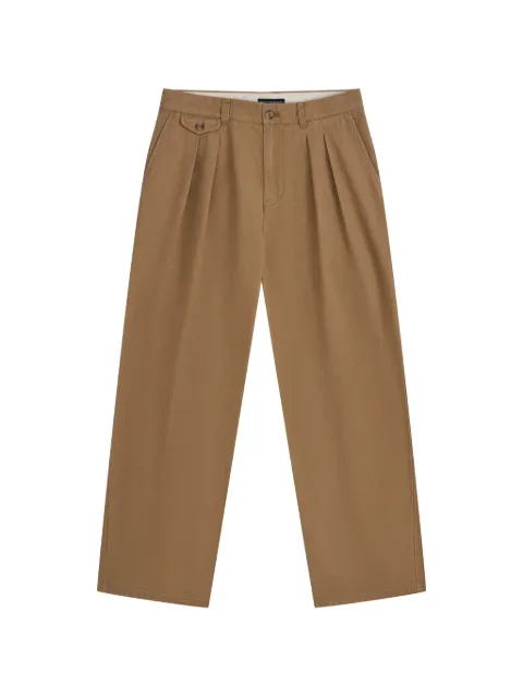 GOSHA RUBCHINSKIY pleated flap-pocket trousers Neutrals P0201BEIGE