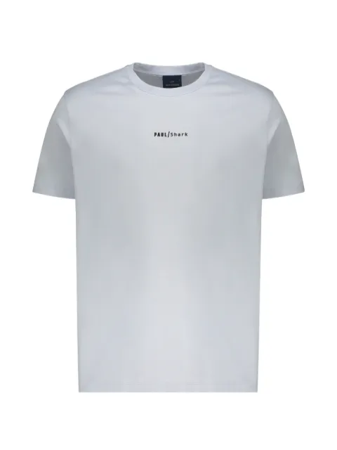 Paul & Shark logo-print short-sleeve T-shirt Blue 26411013