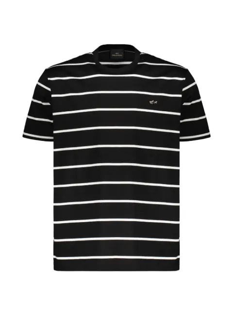 Paul & Shark striped cotton T-shirt Black 25411018