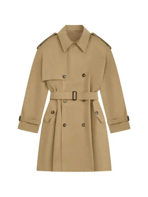 GOSHA RUBCHINSKIY double-breasted belted trench coat Neutrals TC0701BEIGE