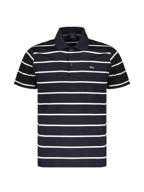 Paul & Shark striped polo shirt Blue 25411233