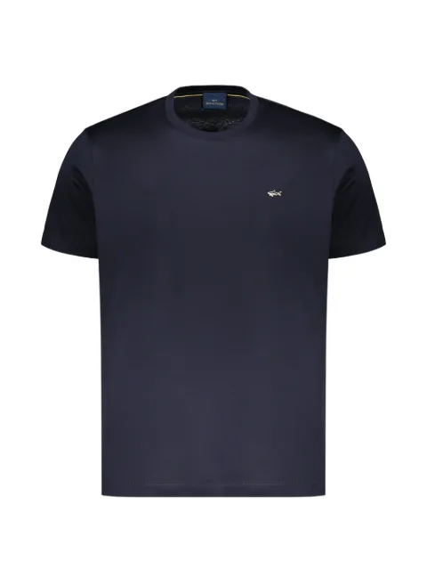 Paul & Shark logo-embroidered T-shirt Blue 26411016