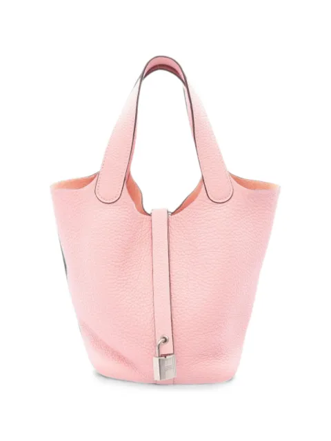 Hermès Pre-Owned 2020 PM Picotan Lock shoulder bag Pink 1065845Y