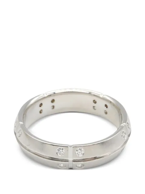 Tiffany & Co. Pre-Owned Streamamerica diamond ring Silver 1063848