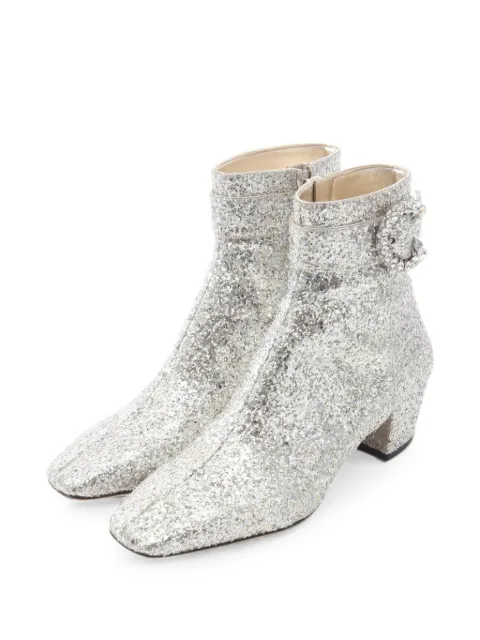 Jimmy Choo Pre-Owned Myan ankle boots Silver 1059650