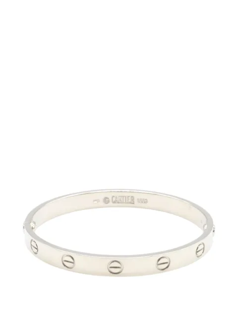 Cartier Love logo-detail bracelet Silver 1066116