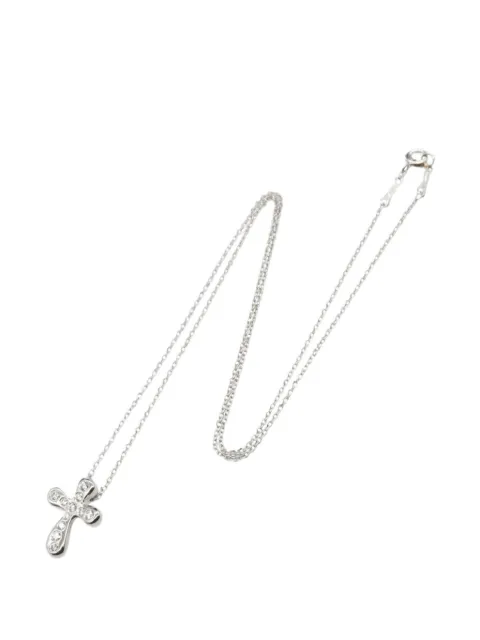 Tiffany & Co. Pre-Owned 2010s diamond necklace Silver 1063842