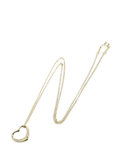 Tiffany & Co. Pre-Owned 2010s small Open Heart necklace Gold 1063845
