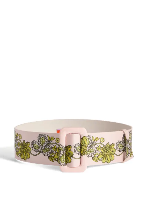 La DoubleJ medium belt (6 cm) placee' Pink BEL0017FOD009SWA03PI01