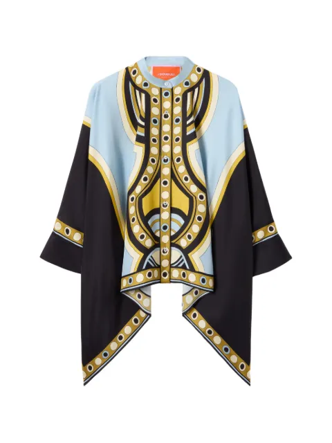 La DoubleJ Sanctuary Placée silk shirt Black SHI0059SIL006SAC02BU01
