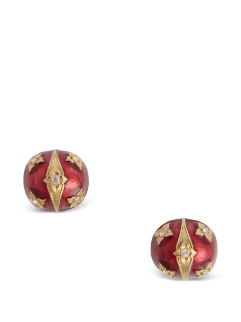 La DoubleJ Lady Scarab earrings Gold EAR0068MET002SOLIDRE01
