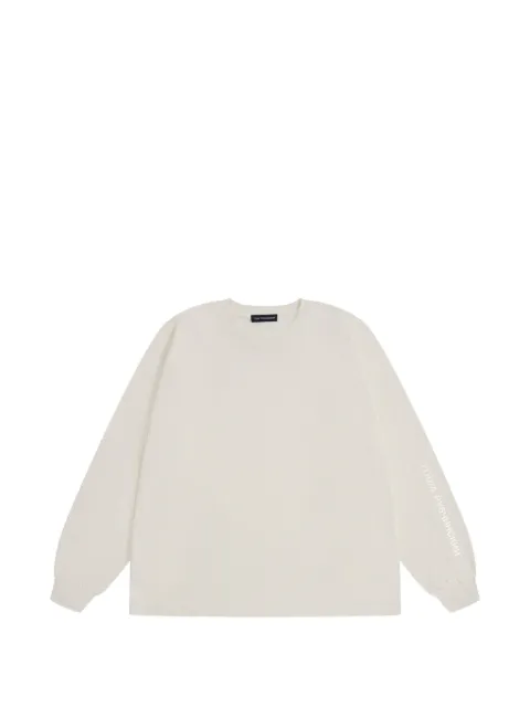 GOSHA RUBCHINSKIY logo-print oversized T-shirt Neutrals LS0202IVORY
