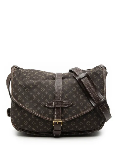 Louis Vuitton Pre-Owned 2009 Monogram Mini Lin Saumur 30 crossbody bag Brown YJNXMC40ZTNTQG5E