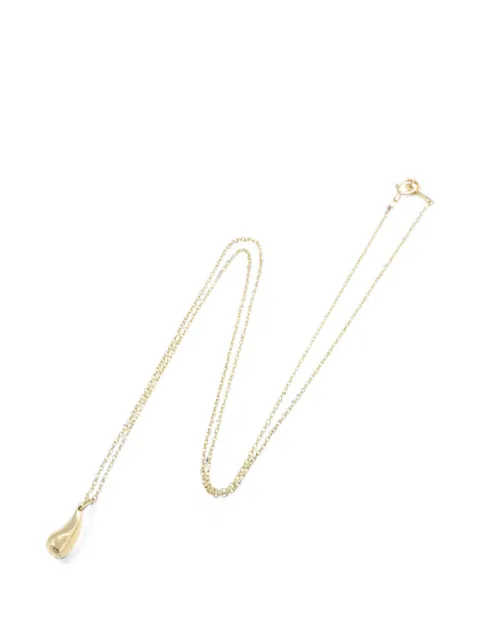 Tiffany & Co. Pre-Owned Teardrop necklace Gold 1063844