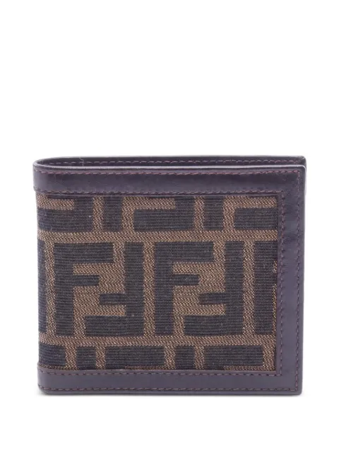 Fendi Pre-Owned Zucca bi-fold wallet Brown 1065224