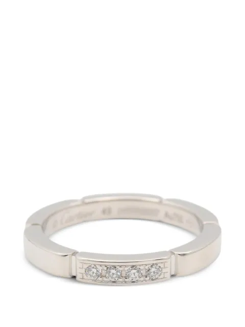 Cartier 10s Maillon Panthère ring Silver 1063885