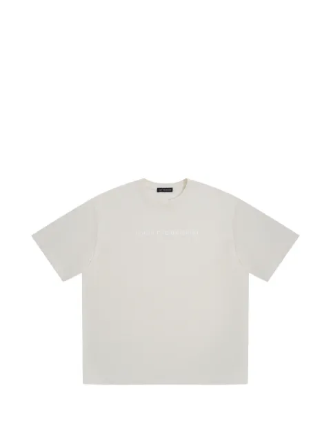 GOSHA RUBCHINSKIY logo-print oversized T-shirt Neutrals TSH0802IVORY