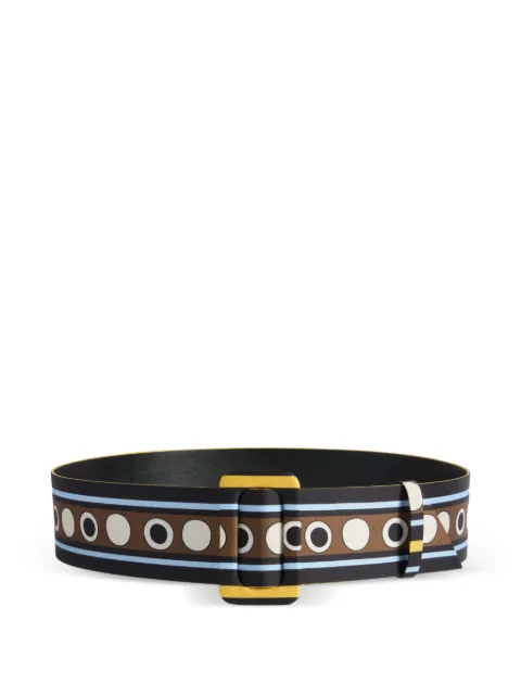 La DoubleJ medium belt (6 cm) placee' Black BEL0007FOD001SAC01BR02