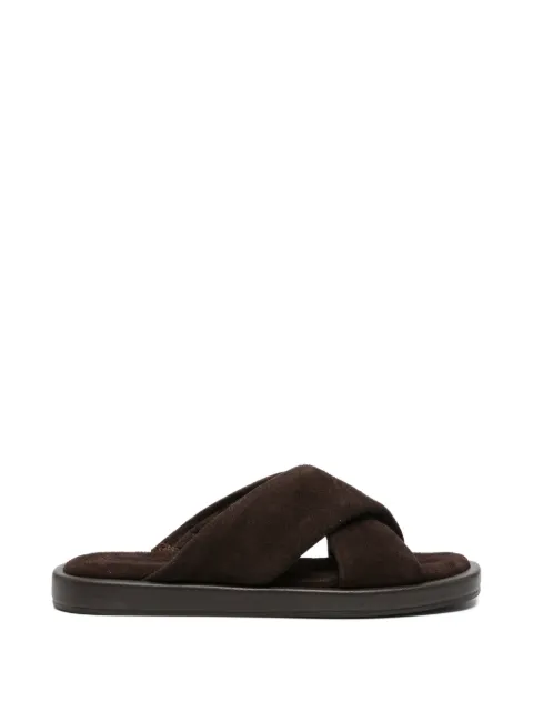 TAMARIS criss-cross strap sandals Brown 12711842