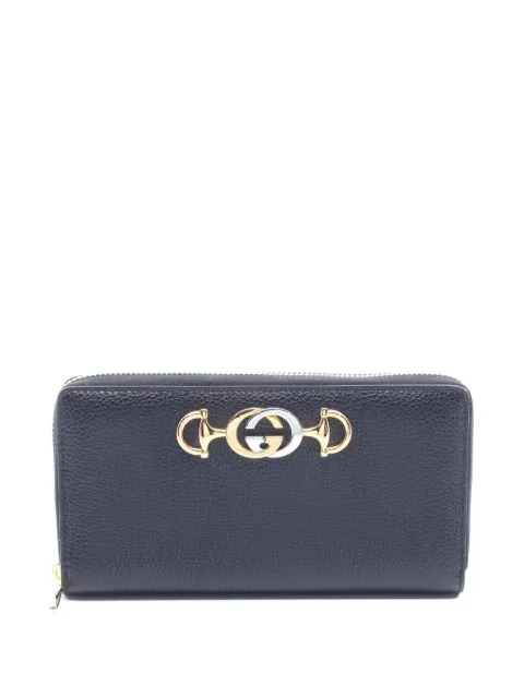 Gucci Pre-Owned 2010s Zumi zip-around wallet Black 1065949