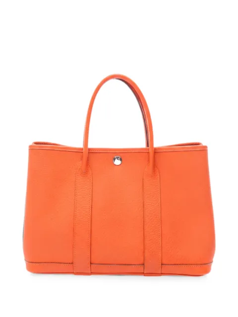Hermès Pre-Owned 2014 Garden Party TPM tote bag Orange 1065811RINSQUARE