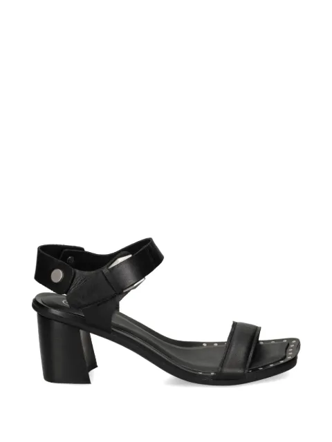 Ash stud-embellished leather sandals Black CRISTAL