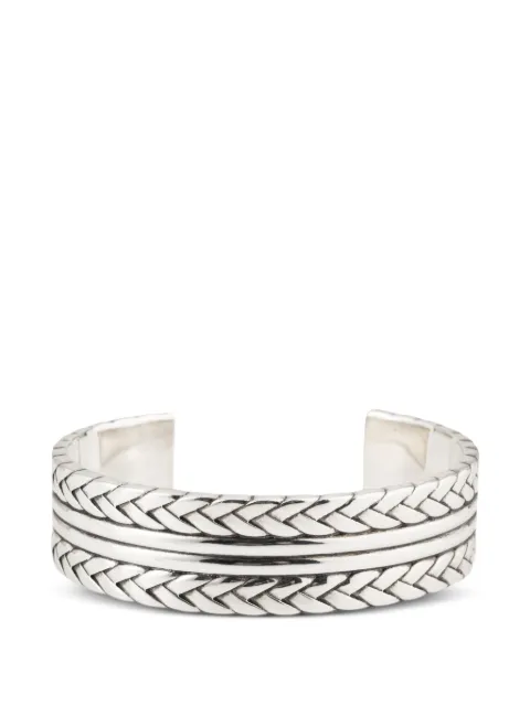 Philippe Audibert Fillan braided cuff bracelet Silver 47910