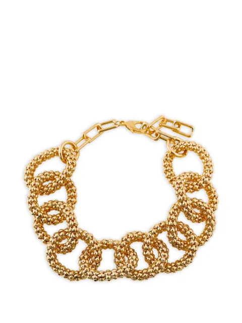 aquagirl textured-link collar necklace Gold 74928