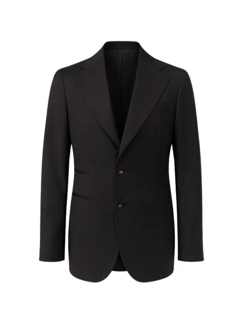 FRANZESE COLLECTION Beckham single-breasted blazer Black 26U7TUATXA68UP98