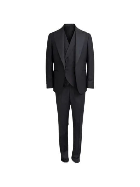 FRANZESE COLLECTION Beckham French tuxedo suit (set of three) Black X4SGOWETXANTUP73
