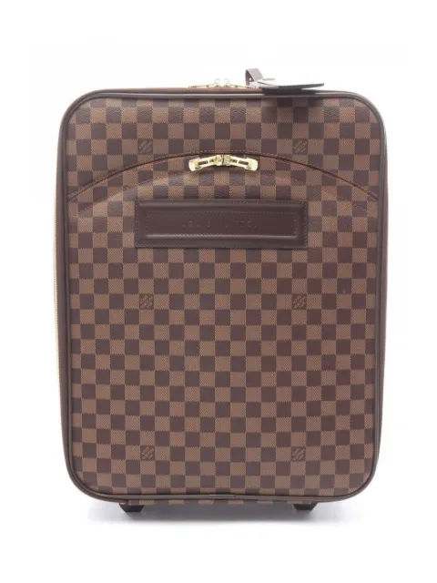 Louis Vuitton Pre-Owned 2003 Damier Ebene Pegas 45 suitcase Brown 1065818SP1013