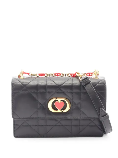 Christian Dior Pre-Owned 2010s Miss Caro Macro Cannage shoulder bag Black 1065240