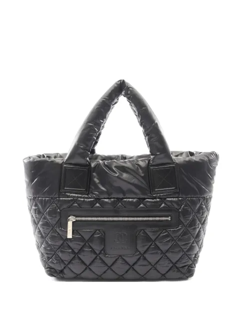 CHANEL Pre-Owned 2010-2011 small Coco Cocoon reversible tote bag Black 106597214712174