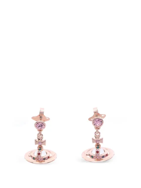 Vivienne Westwood Pre-Owned 2020s New Petite Orb earrings Pink 1066044