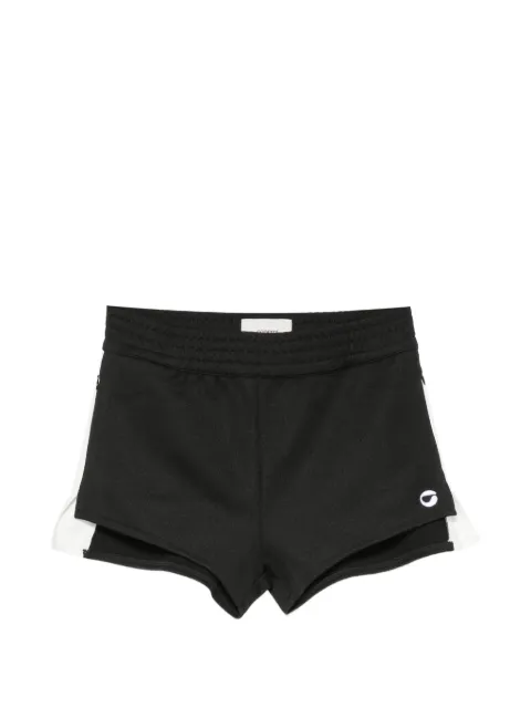 Coperni logo-embroidered shorts Black COPJS227F3034