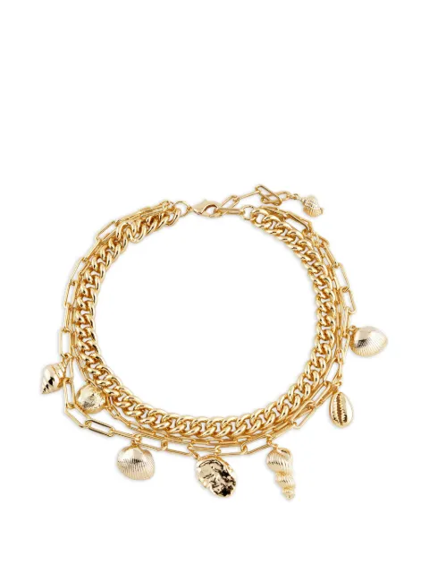 TANNUM multi-layer shell necklace Gold 69710