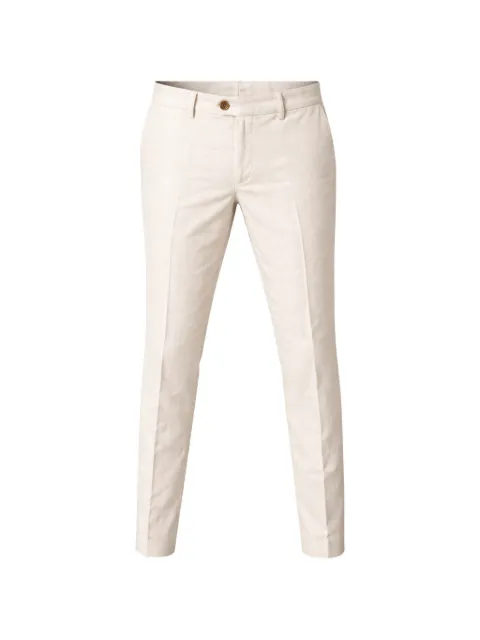 FRANZESE COLLECTION flat-front skinny trousers Neutrals 4C10EAUTXEEVUE12